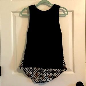 Loft black sweater tank